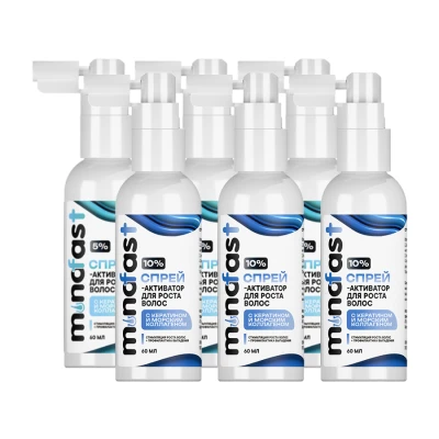 Спрей-активатор для роста волос Minofast 10% - 6 флаконов