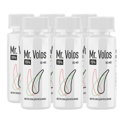 Mr. Volos 15% - 6 флаконов + оригинальная пипетка