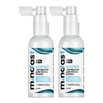 Спрей-активатор для роста волос Minofast 5% - 2 флакона