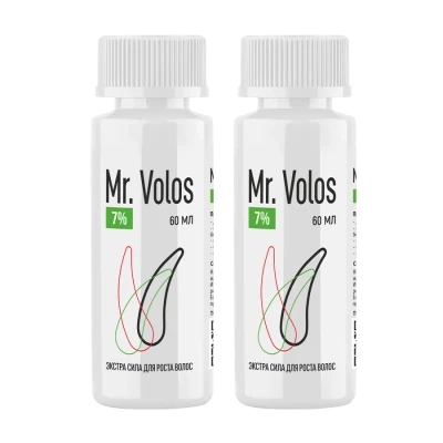 Mr. Volos 7% - 2 флакона + оригинальная пипетка