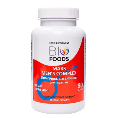 Комплекс витаминов для мужчин Mars BioFoods, 90 таб