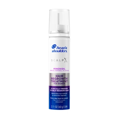Миноксидил пена для женщин Head & Shoulders 5% NO PG, 60 мл