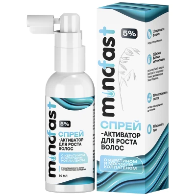 Спрей-активатор для роста волос Minofast 5% - 6 флаконов